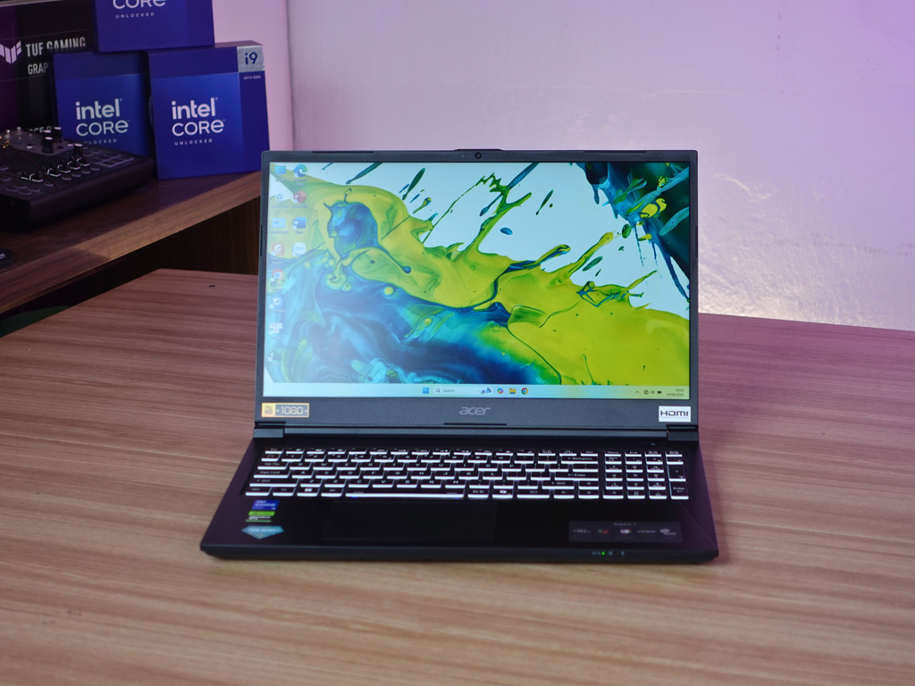 Laptop Acer Aspire 7 A715-59G-57TU (Core i5-12450H, Ram 16GB, SSD 512GB, RTX 3050 6GB, 15.6 inch FHD, Win 11, Titanium Black)