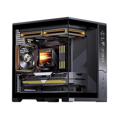 Vỏ máy tính JONSBO D34 Black (Mini Tower/ M-ATX/ Đen)