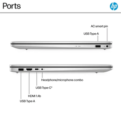 Laptop HP 17-cn3003dx ( Core i3-N305, 16GB RAM, 512GB SSD, 17.3