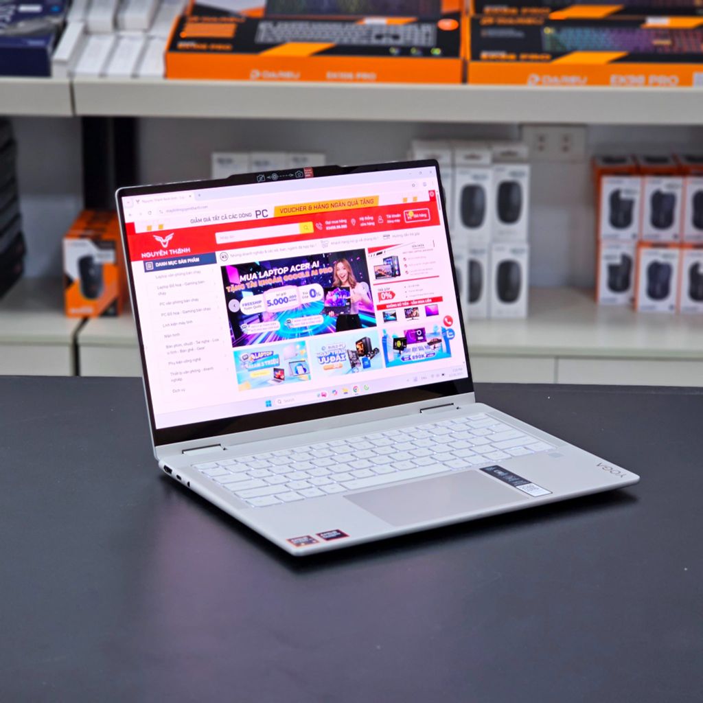 Laptop Lenovo Yoga 7 2-in-1 14AKP10 (Ryzen AI 5 340, 16GB RAM, 512GB SSD, 14
