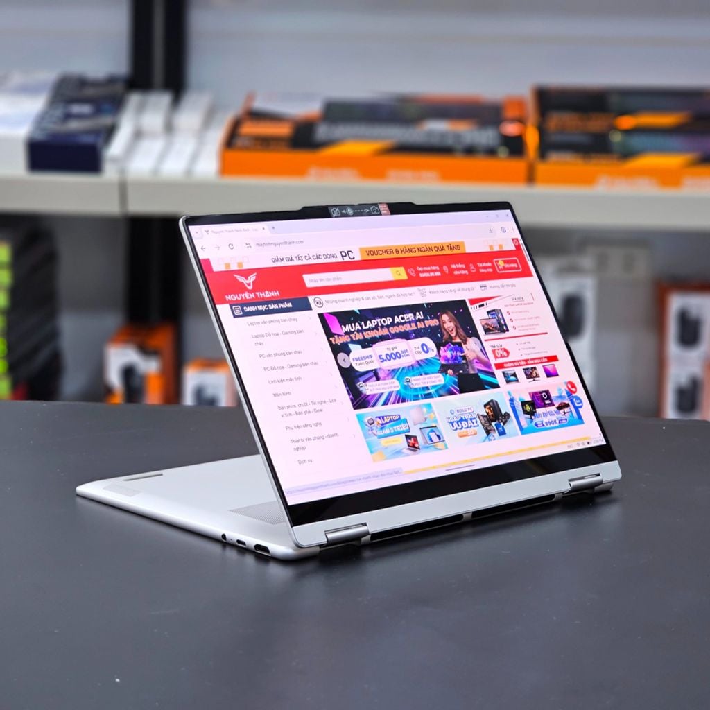 Laptop Lenovo Yoga 7 2-in-1 14AKP10 (Ryzen AI 5 340, 16GB RAM, 512GB SSD, 14