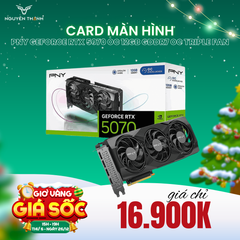 Card màn hình PNY GeForce RTX 5070 OC 12GB GDDR7 OC Triple Fan (VCG507012TFXPB1-O)