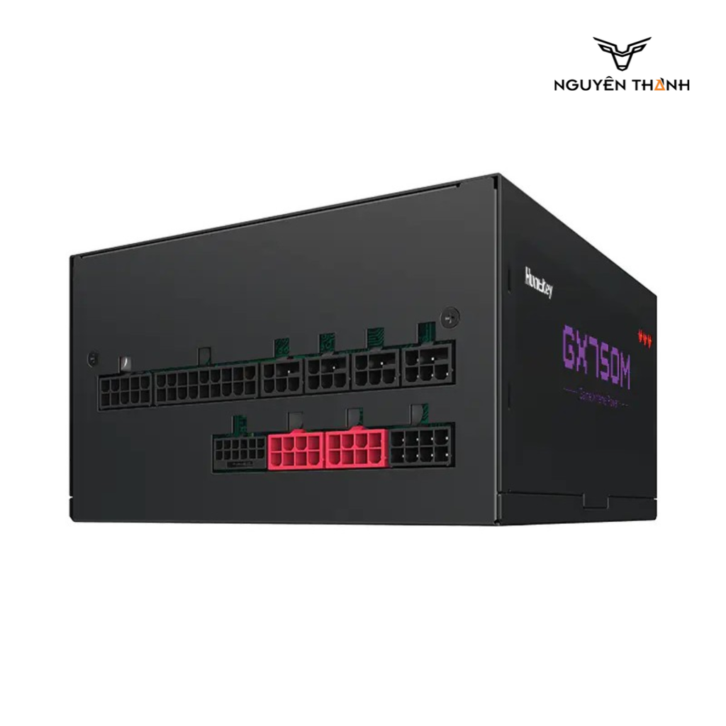 Nguồn máy tính Huntkey GX750M 750W 80 Plus Gold Full-Modular (ATX/ Đen)