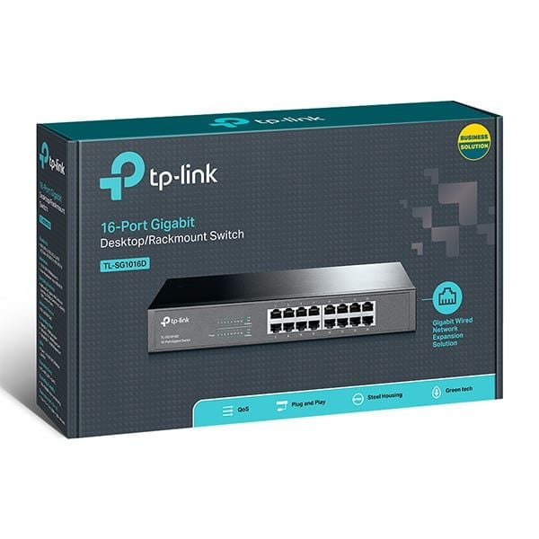 Switch TP-Link TL-SG1016D 16 Cổng Gigabit | Uy Tín Ninh Bình