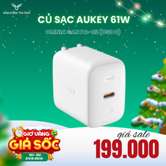Củ sạc Aukey 61W Omnia GaN PA-B2 (USB C)