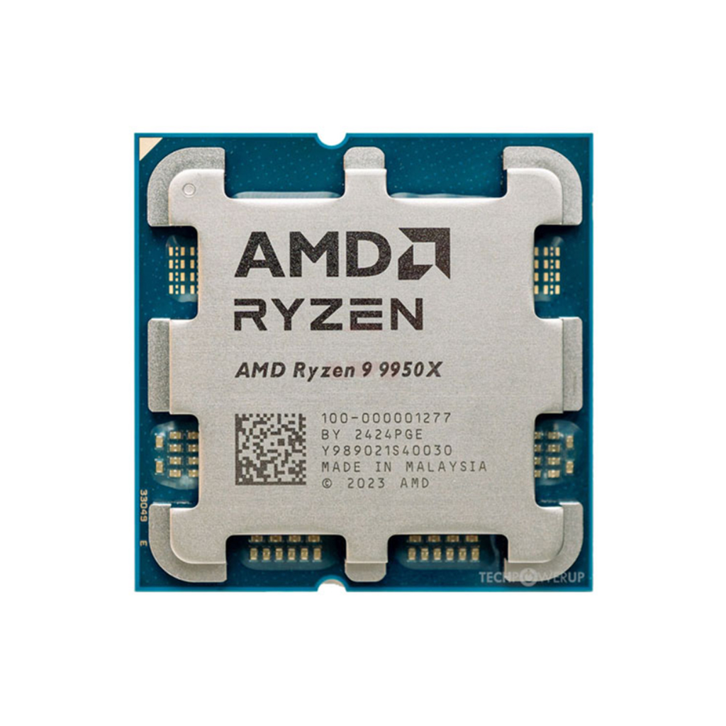 CPU AMD Ryzen 9 9950X (Up To 5.6 GHz, 16 Nhân 32 Luồng, 64MB Cache, 170W)