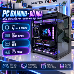 Máy tính Gaming - Đồ hoạ Ryzen 7 9700X | RAM 16GB | VGA RTX 5060 8GB