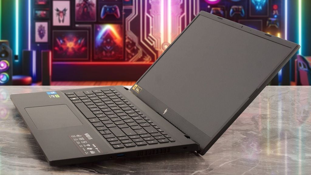 Laptop Acer Nitro V 15 Gaming ANV15-52-58P7 (Core 5 210H, 16GB RAM, 512GB SSD, RTX 4050 6GB, 15.6