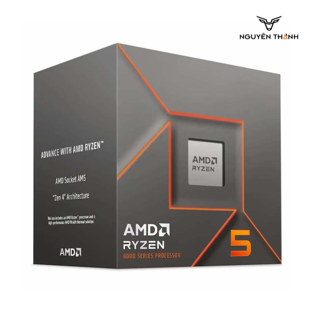 CPU AMD Ryzen 5 8400F (AMD AM5, 6 Core 12 Thread, Base 4.2Ghz Turbo 4.7Ghz, Cache 22MB, No iGPU) NO BOX
