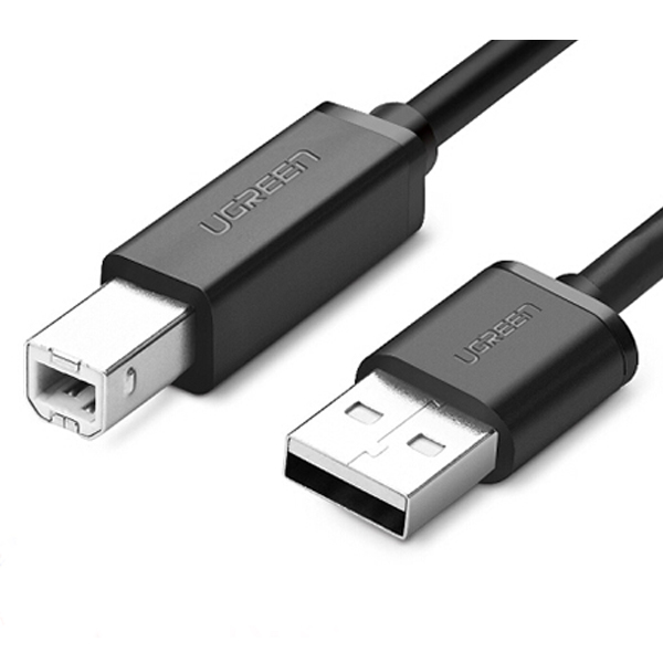 Dây máy in 1.5m Ugreen 10845 USB 2.0 ( Black)