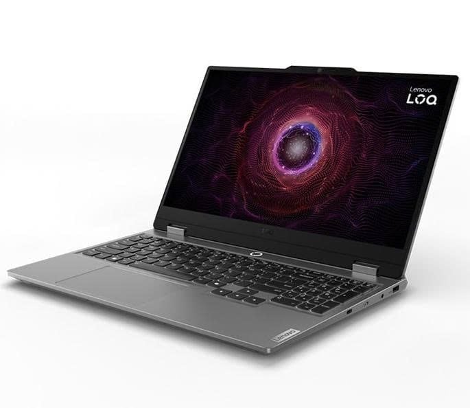 Laptop LENOVO LOQ 15ARP9 (AMD Ryzen 5 7235HS, 12GB RAM, 512GB SSD, RTX 4050 6GB, 15.6″ FHD 144Hz, Win 11, Xám)