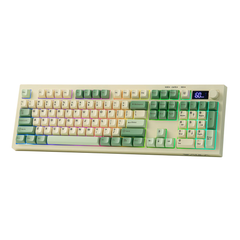 BÀN PHÍM GAMING 3 MODE AULA S102 PRO (4760) (Phiên bản Xanh lá + Be)