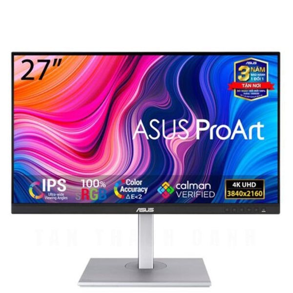 Màn Hình Chuyên Đồ Họa ASUS ProArt PA279CV (27 inch-4K-IPS-100% sRGB-100% Rec. 709-Color Accuracy ΔE < 2-Calman Verified)