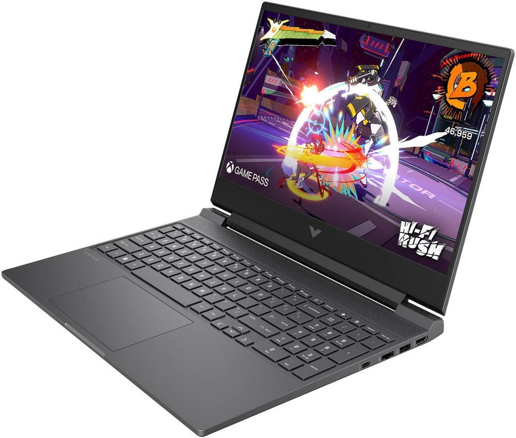 Laptop HP Gaming Victus 15 (Core i5-13420H, 16GB RAM, 512GB SSD, RTX 4050 6GB, 15.6''FHD 144Hz, Window 11, Mica Silver)