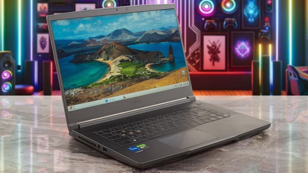 Laptop MSI Thin 15 B13VE (Core i5-13420H, 16GB, 512GB SSD, RTX4050 6GB, 15.6
