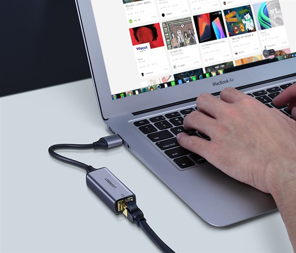 Cáp USB 3.0 To LAN Gigabit Ugreen 50922 Vỏ Nhôm