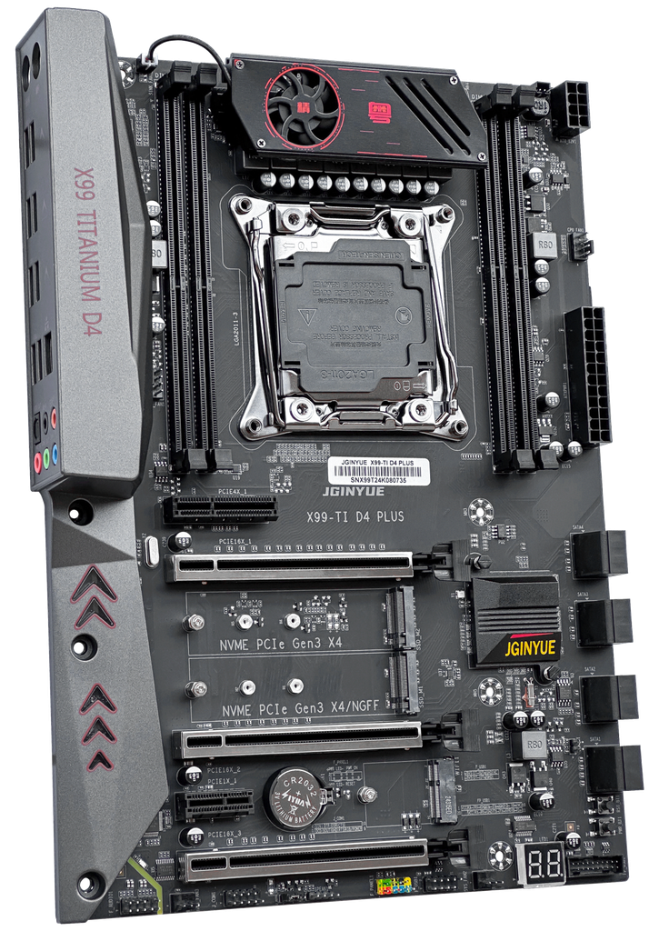 Mainboard JGINYUE X99-TI D4 PLUS (4 KHE RAM DDR4 / LGA2011-3)