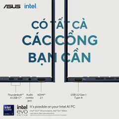 Laptop Asus Zenbook 14 UX3405CA-PZ187WS (Intel Core Ultra 5 225H, 16GB, 512GB, Intel Arc, 14 inch 3K OLED, Win 11, Office, Xanh, Pen)