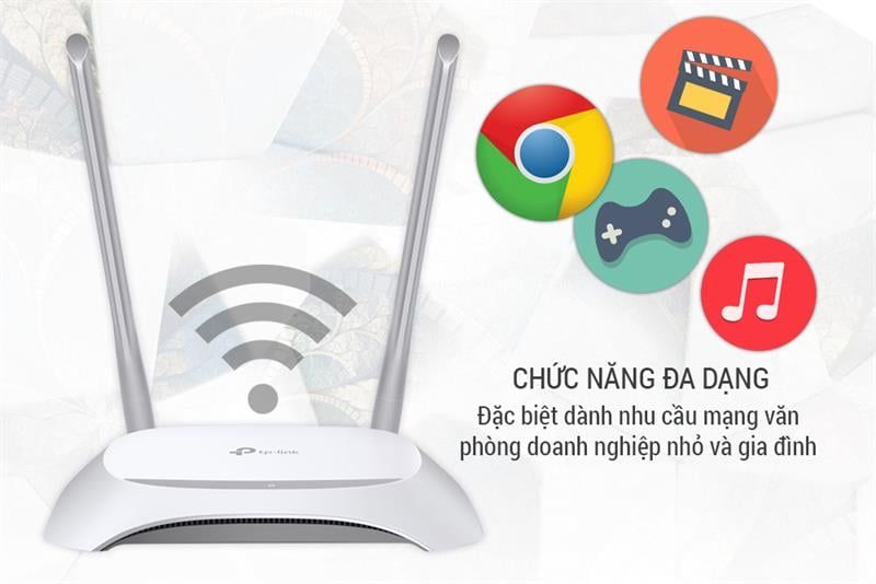Bộ phát wifi TP Link TL-WR840N | Router Wi-Fi Chuẩn N tốc độ 300Mbps (Chiếc)