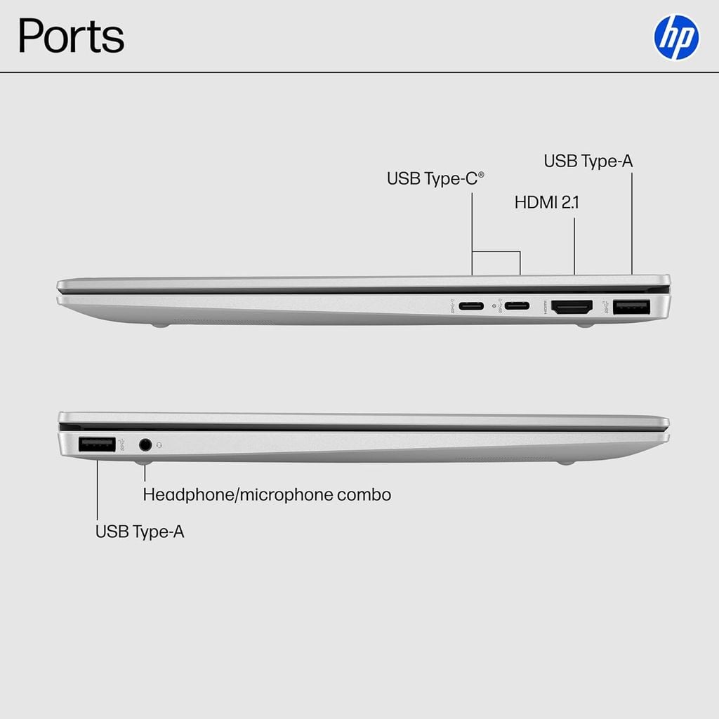 Laptop ‎HP OmniBook 7 Aero Next Gen AI 13-bg1000nr (Ryzen AI 5 340 APU, 16GB RAM, 512GB SSD, 13.3