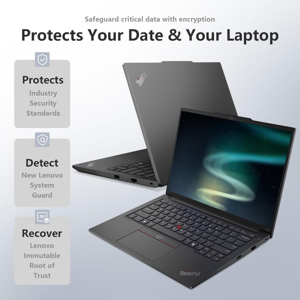 Laptop Lenovo ThinkPad E14 Gen 6 ( AMD Ryzen 5 7535U, 16GB RAM, 512GB SSD, 14