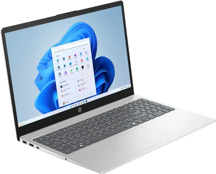 Laptop HP 15-fd0123dx (Core i3-1315U, 8GB RAM, 256GB SSD, 15.6''HD Touch, Win 11, Natural Silver)