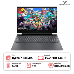 Laptop HP Victus 15 ( R7 8845HS, 16GB RAM, 1TB SSD, RTX 4050 6GB, 15.6