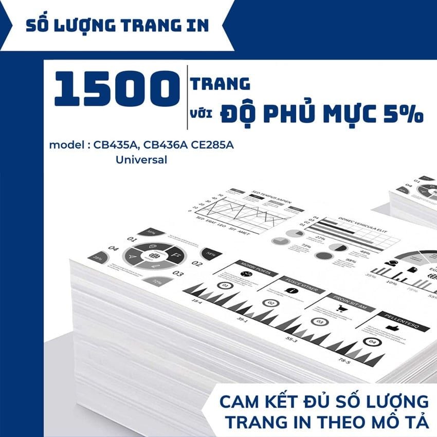 Hộp mực in TDink CB435A/CB436A