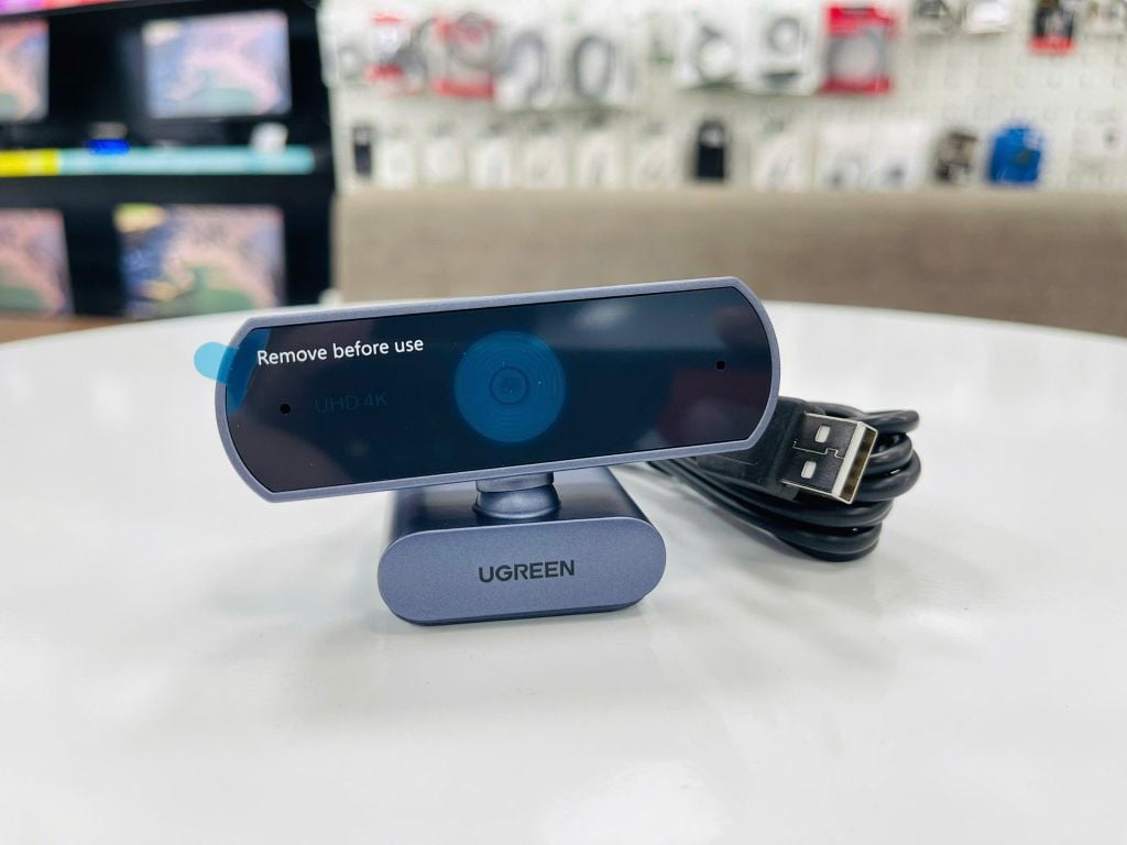 Webcam UGREEN 4K Ultra HD 2025 CM831 Micro kép Tự động lấy nét+,Livestream Chất Lượng Cao (65381)