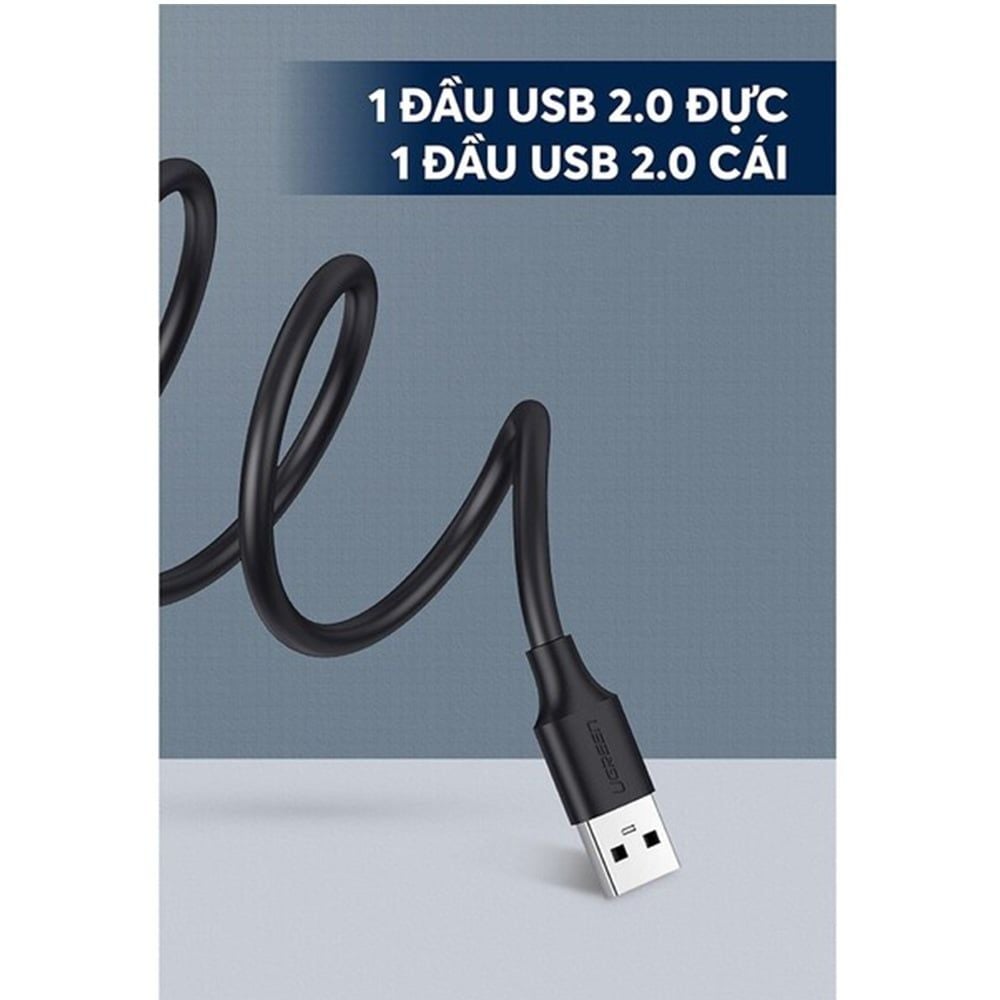 Cáp USB 2.0 Nối Dài 2m Ugreen 10316 Chính Hãng Giá Tốt | Nguyên Thành