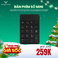 Bàn phím số mini Bluetooth BOW Hangshi HB157 (Màu đen)