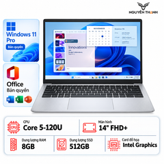 Laptop Dell Pro 14 Essential PV14250 (Core 5 120U, 8GB RAM, 512GB SSD, 14 inch FHD+, Window 11Pro, Platinium Silver)