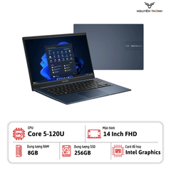 Laptop ASUS Vivobook 14 X1404V (Core 5 120U, 8GB RAM, 256GB SSD, 14