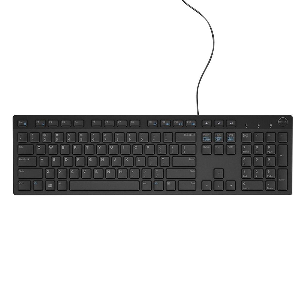 Bàn Phím Có Dây Dell KB216 Black USB Chính Hãng | Nguyên Thành