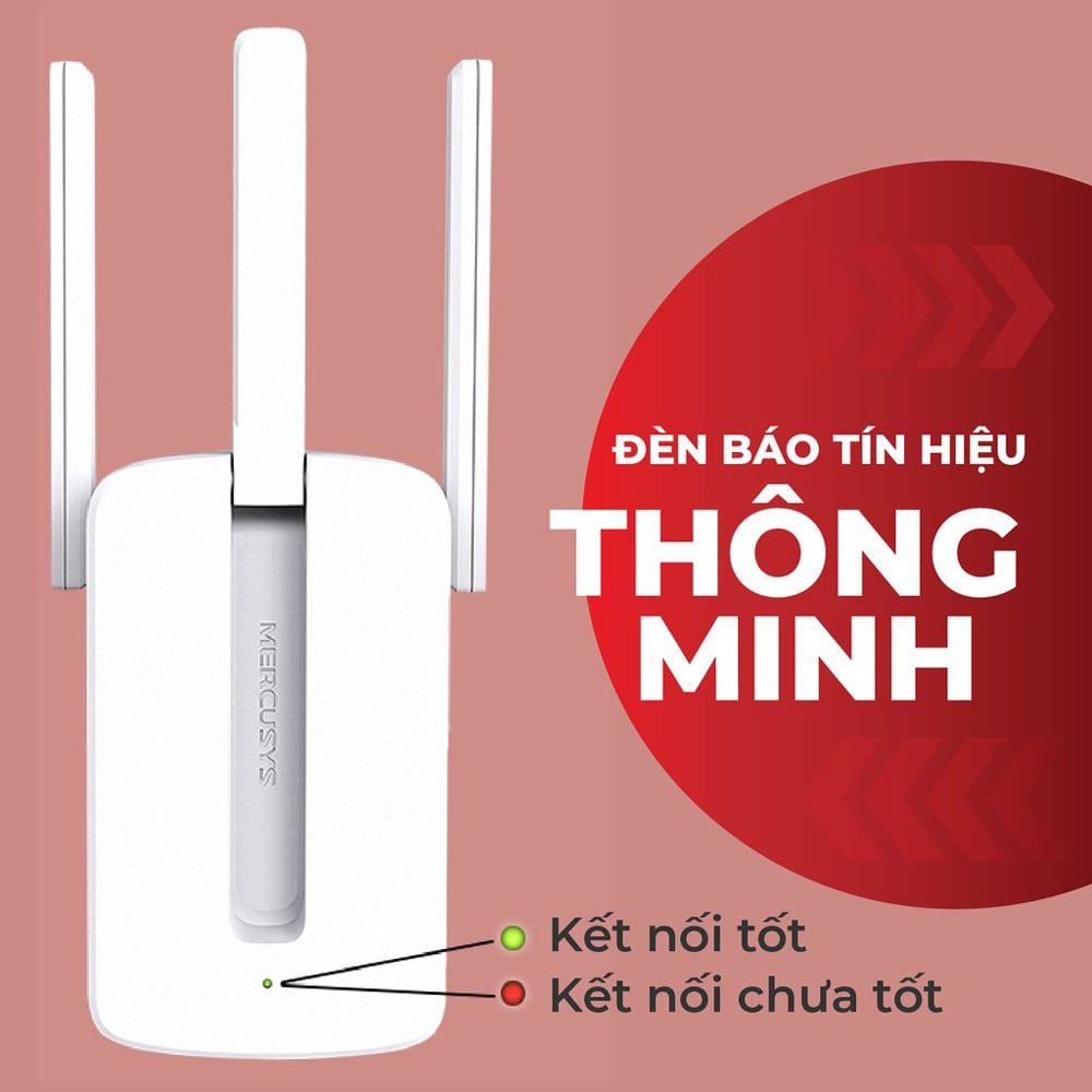Bộ Mở Rộng Sóng Wi-Fi Mercusys MW300RE | Uy Tín Ninh Bình