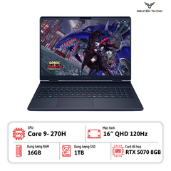 Laptop Dell Alienware 16 Aurora AC16250 (Core 9 270H, 16GB RAM, 1TB SSD, 16