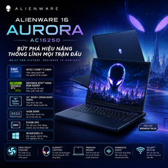 Laptop Dell Alienware 16 Aurora AC16250 (Core 7 240H, 16GB RAM, 512GB SSD, RTX 5050 8GB, 16