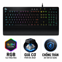 Bàn phím giả cơ Logitech G213 Prodigy RGB Gaming