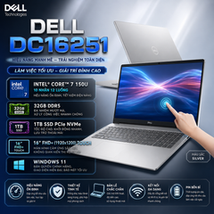 Laptop Dell DC16251 (Core 7 150U, 32GB RAM, 1TB SSD, 16