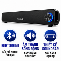 Loa Soundbar Microlab MS212 (Bluetooth 5.0, Có Pin)