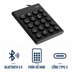 BÀN PHÍM SỐ RAPOO K30 BLACK