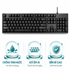 Bàn phím Fuhlen G411S (USB/Đen)