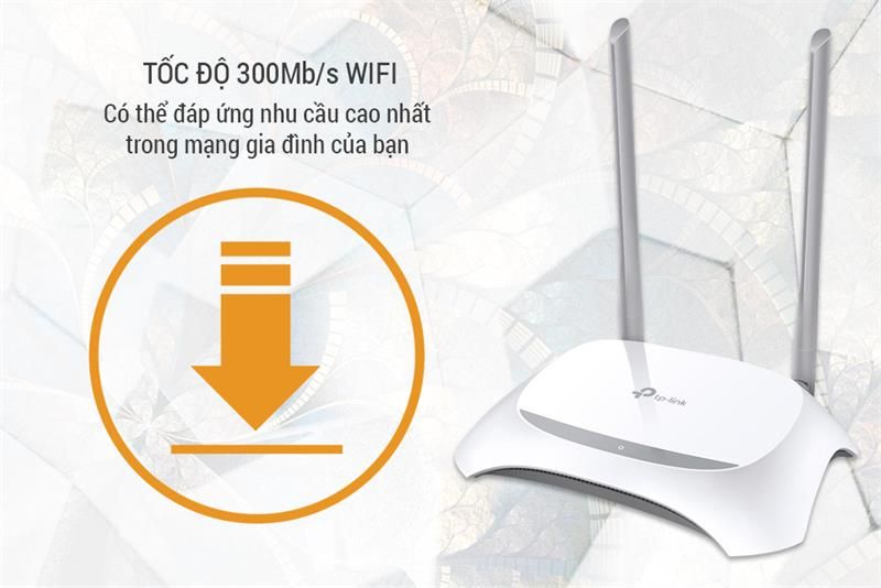 Bộ phát wifi TP Link TL-WR840N | Router Wi-Fi Chuẩn N tốc độ 300Mbps (Chiếc)