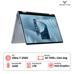 Laptop Dell 16 Plus 2-in-1 DB06250 ( U7-256V, 16GB RAM, 1TB SSD, 16