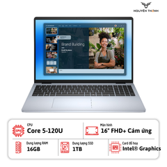 Laptop Dell 16 DC16250 (Core 5 120U, 16GB, 1TB SSD, 16 inch FHD+ Cảm ứng, Win 11)