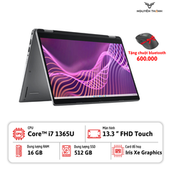 Laptop Dell Latitude 5340 2 in 1 (Core i7-1365U, 16GB RAM, 512GB SSD, 13.3''FHD Touch, Win 11, Xám)