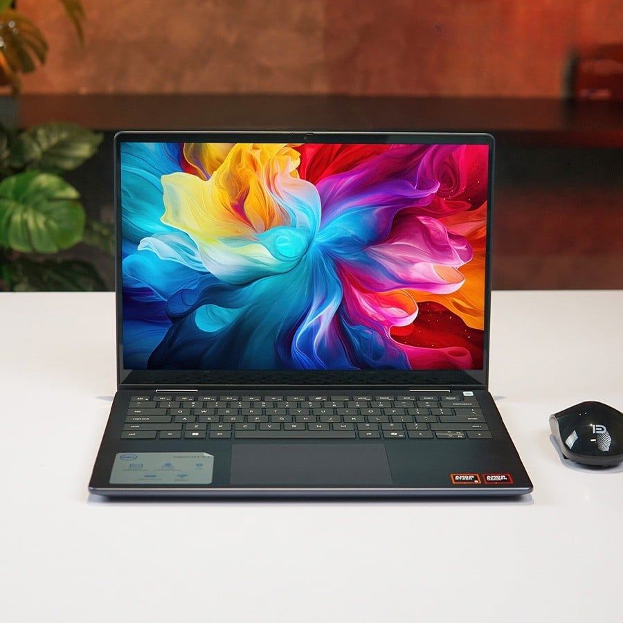 Laptop Dell Inspiron 14 2-in-1 7445 (Ryzen 5 8640HS, Ram 8GB, SSD 512GB, 14'' FHD + Touch, Midnight Blue)