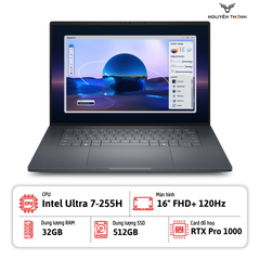 Laptop Dell Pro Max 16 Premium MA16250 (Ultra 7-255H, 32GB RAM, 512GB SSD, 16