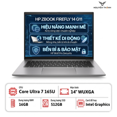 Laptop HP ZBook Firefly 14 G11 (Core Ultra 7 165U, 16GB RAM, 512GB SSD, 14