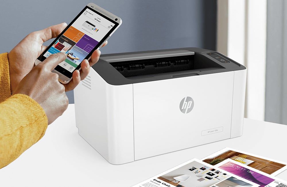 Máy in laser đen trắng HP 108W 4ZB80A (In A4| A5| USB I WIFI)